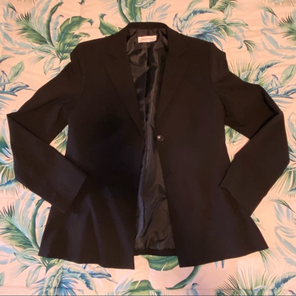 Portmans Jackets & Blazers - Portmans Made in Australia Black Open Jacket Sz 12